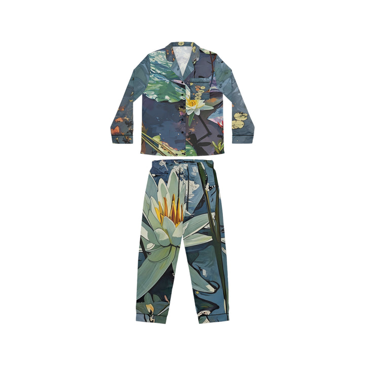 Women's Satin Pajamas - Luxurious All-Over Print Sleepwear