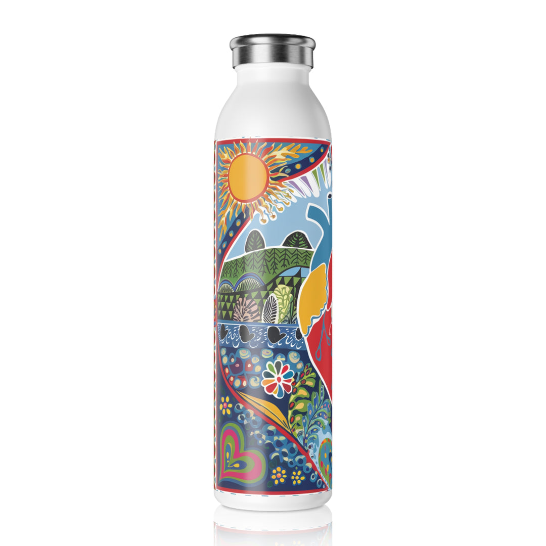 Slim Water Bottle - Heart Wise