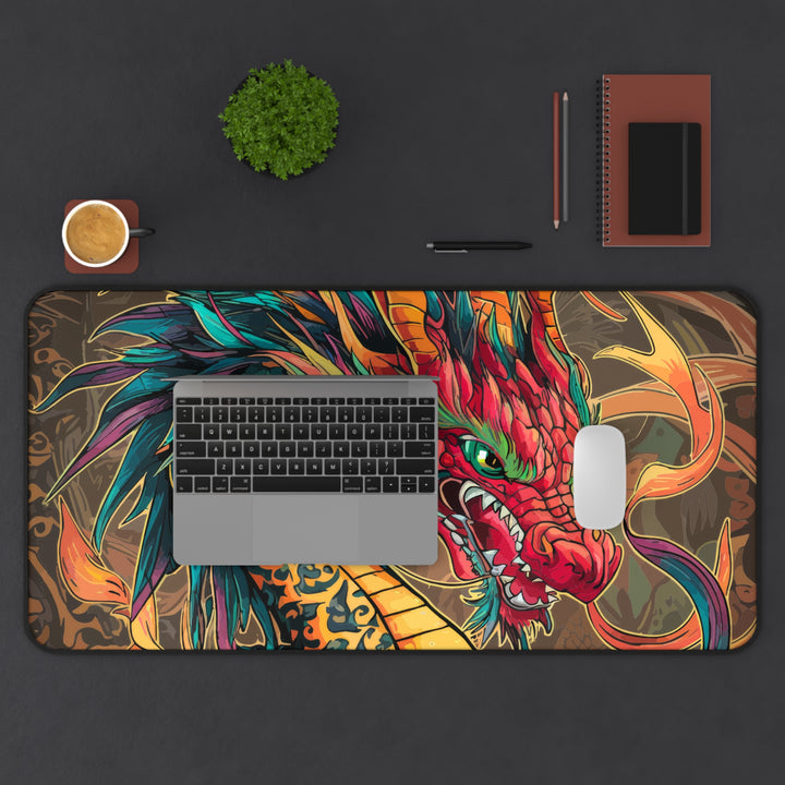 Desk Mat - Fire Dragon