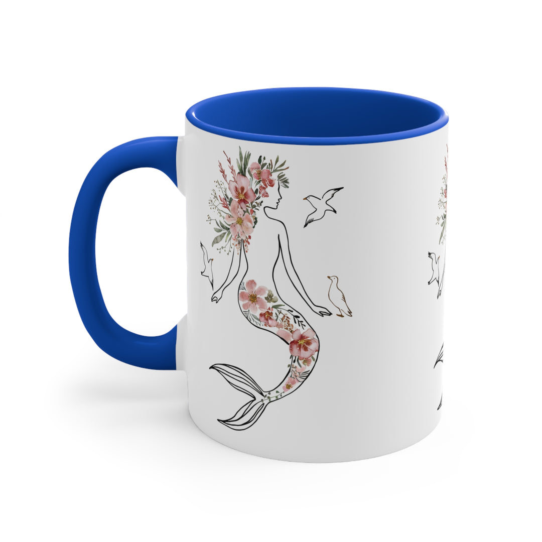 11oz Accent Mug - Mermaid Silhouette