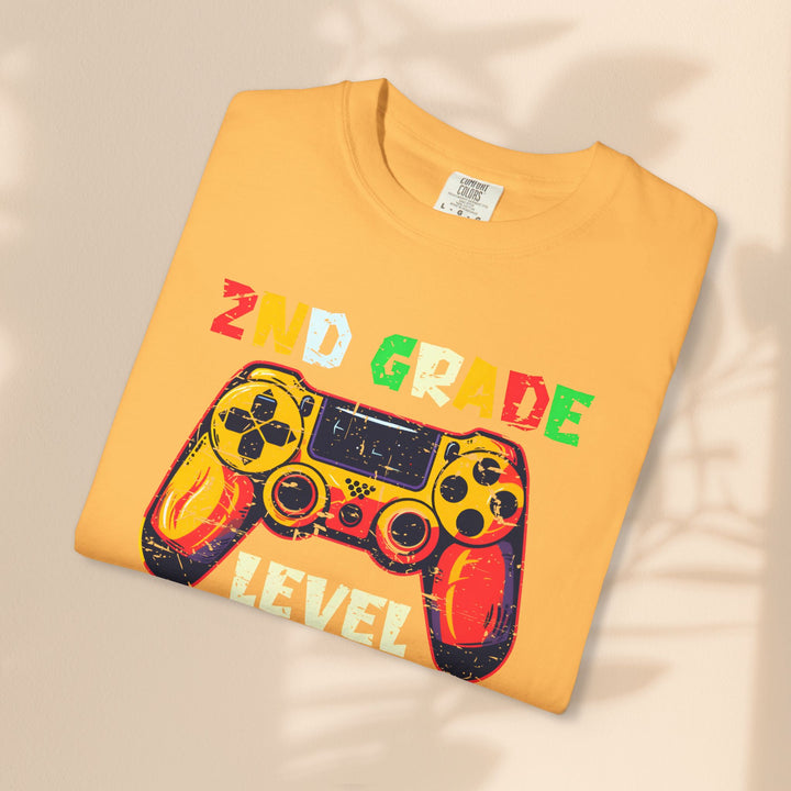 Fun Gamer T-Shirt, 2nd Grade Level Unlocked Shirt, Kids Gaming Apparel, Back to School Gift, Video Game Fan Tee