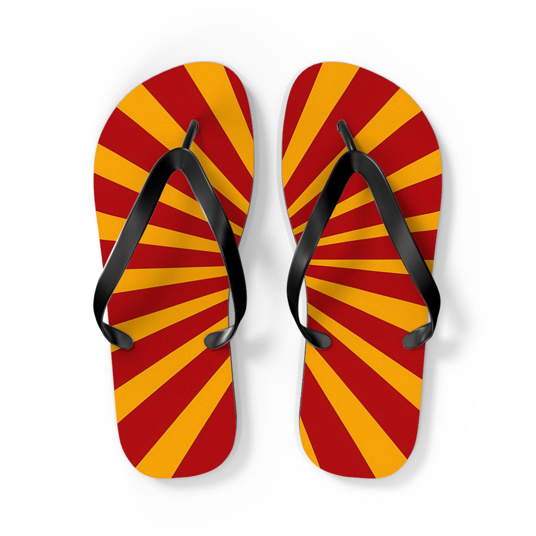 Flip Flops - Red Yellow