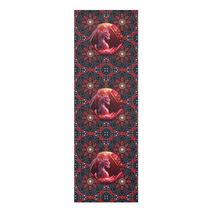 Foam Yoga Mat - Dragon Circling