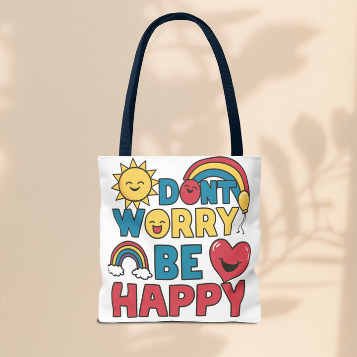 Tote Bag (AOP) - Don't Worry Be Happy