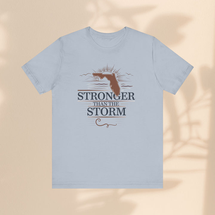 Unisex Jersey Short Sleeve Tee - Stronger Than The Storm