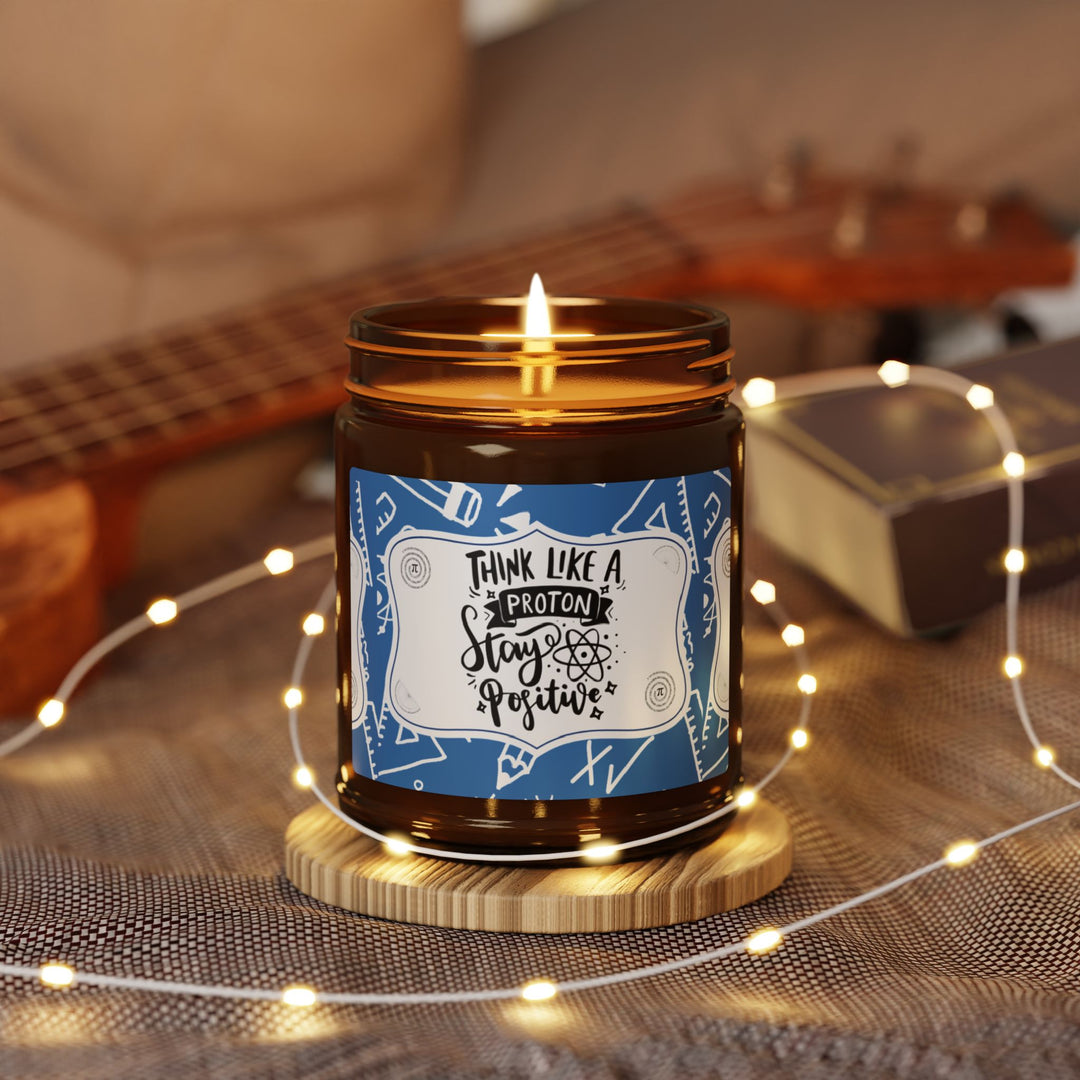 Scented Soy Candle (Multi-Size, Amber Jar) - Proton Positive