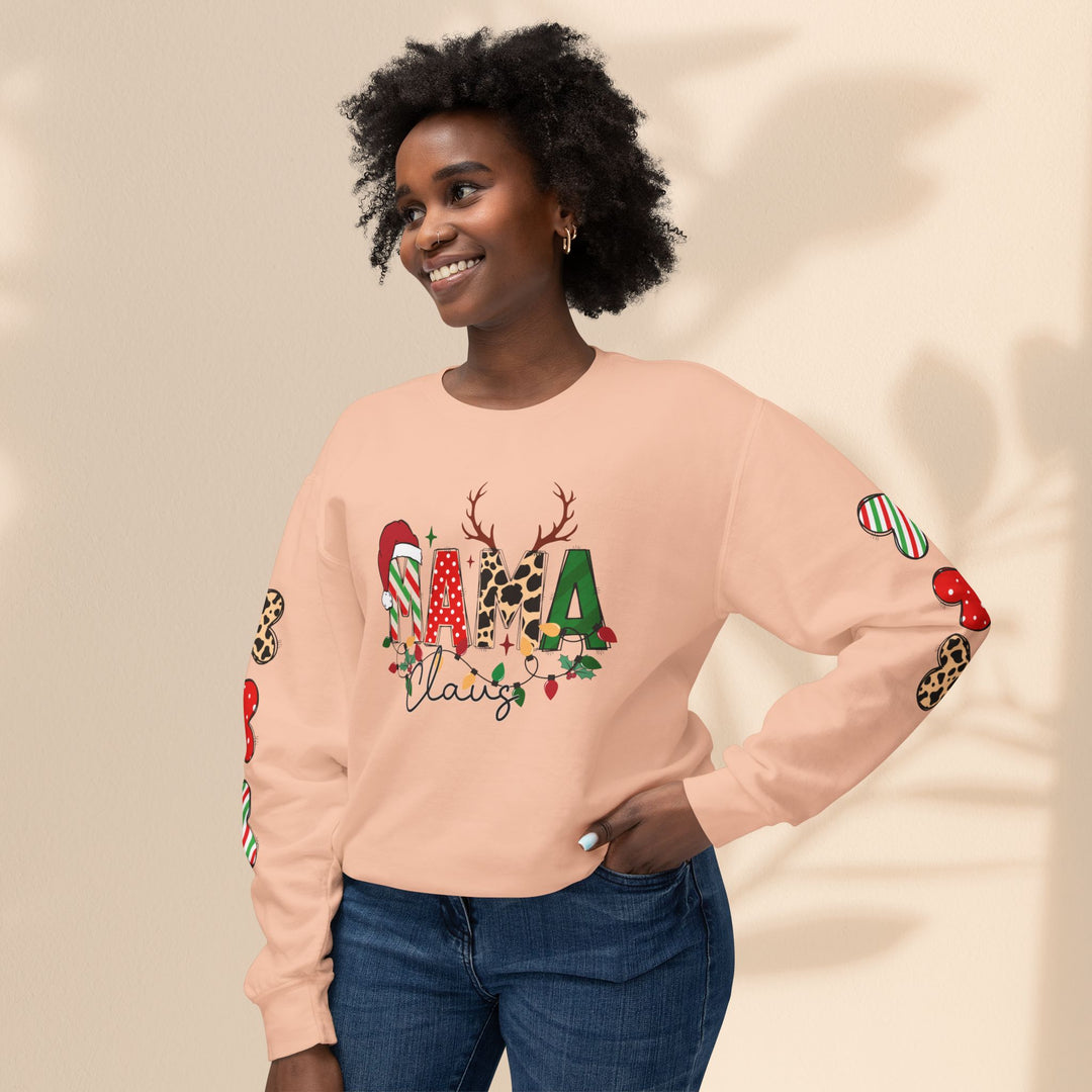 Mama Claus - Women's Lightweight Crewneck Sweatshirt