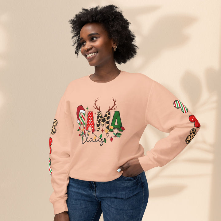 Mama Claus - Women's Lightweight Crewneck Sweatshirt