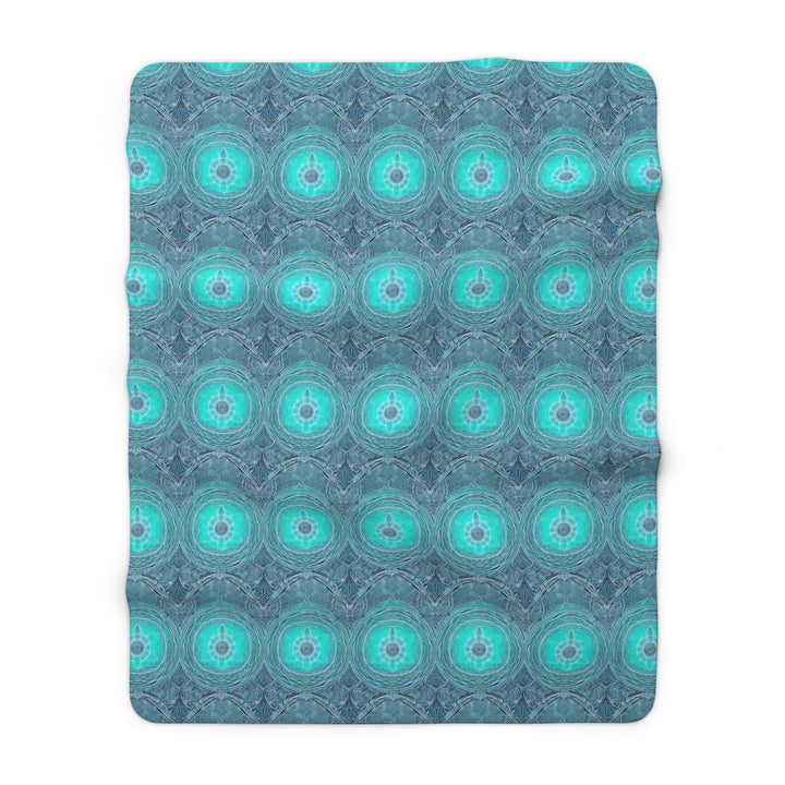 Reiki Symbols Sherpa Fleece Blanket – Healing Energy Throw for Home & Gifts