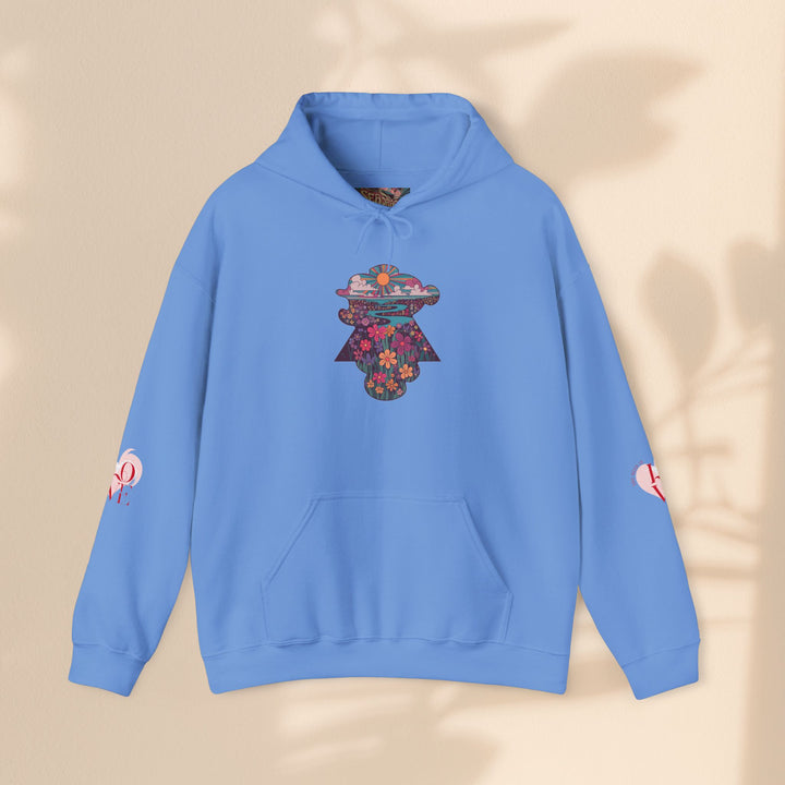 Artistic Floral Love Hoodie for Creative Souls