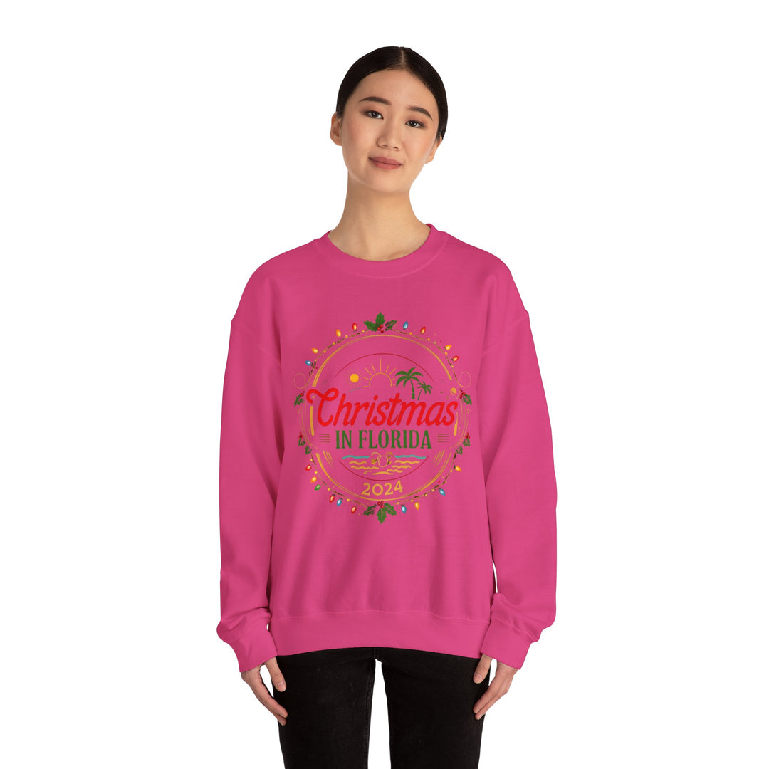 Unisex Heavy Blend™ Crewneck Sweatshirt - Christmas in Florida