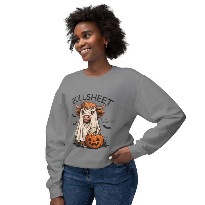 Cute Halloween Bullsheet Cow Sweatshirt