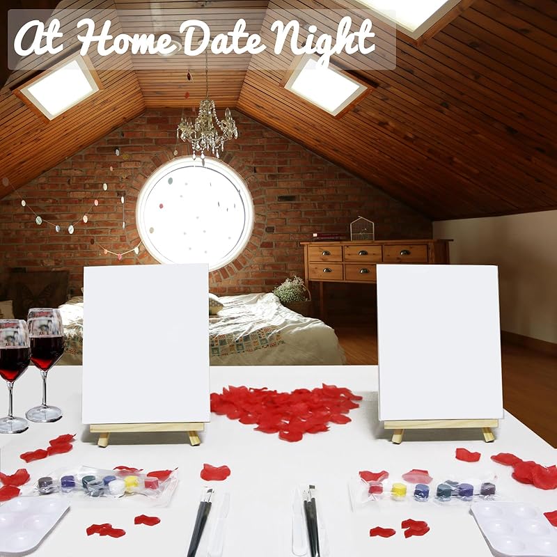 Couples Sip and Paint Kit – 2-Pack Date Night Set