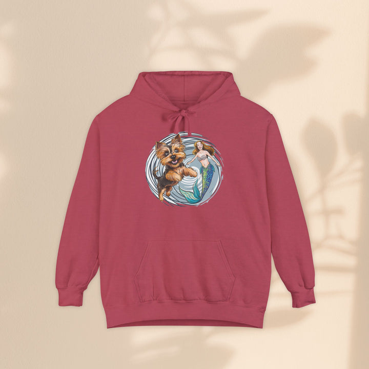 Mermaid and Terrier Hoodie