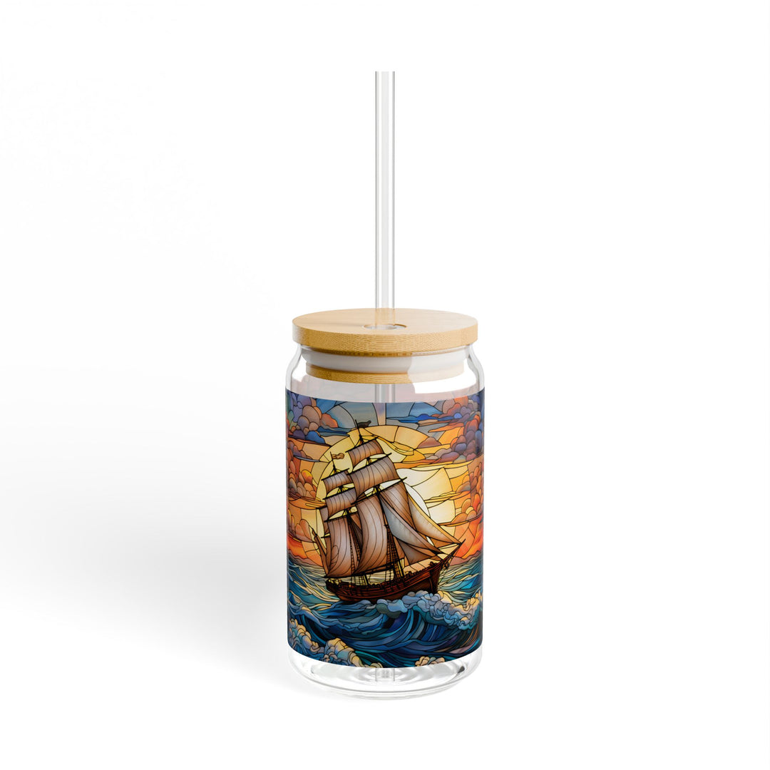 Sipper Glass, 16oz - Sailing Away