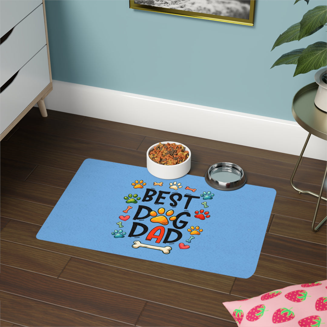 Pet Food Mat (12x18) - Best Dog Dad