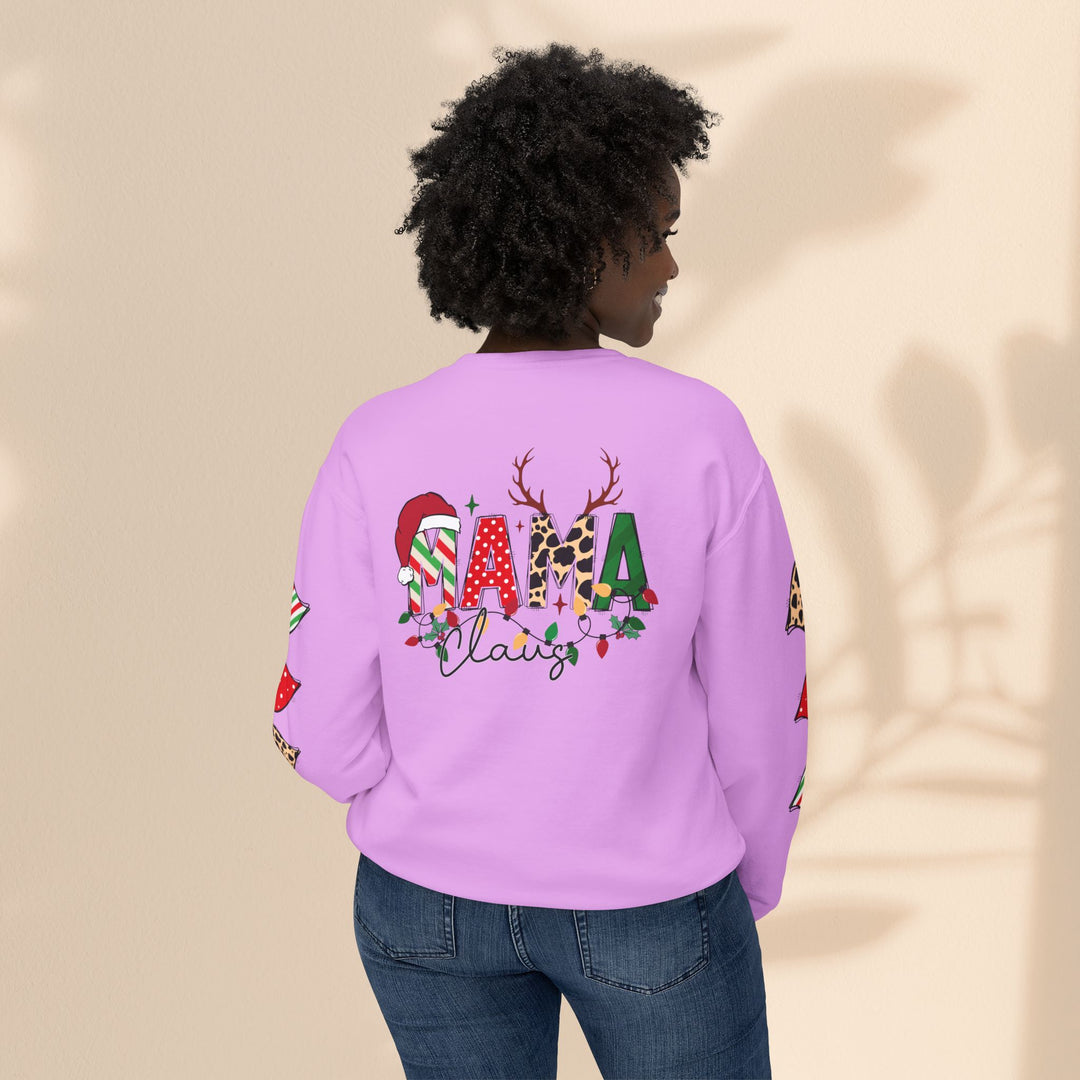 Mama Claus - Women's Lightweight Crewneck Sweatshirt