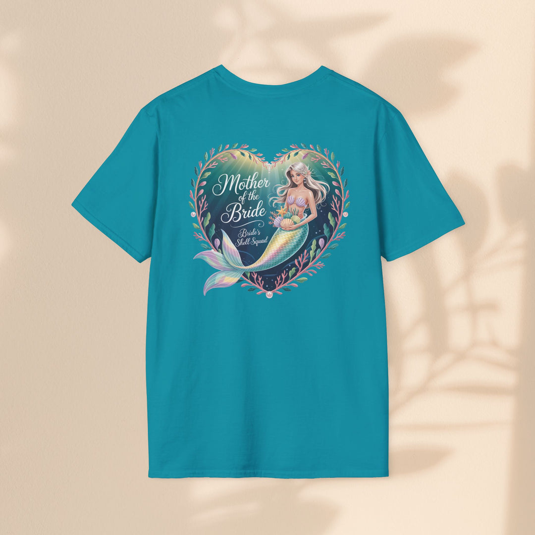 Mother of the Bride Mermaid Unisex Softstyle T-Shirt