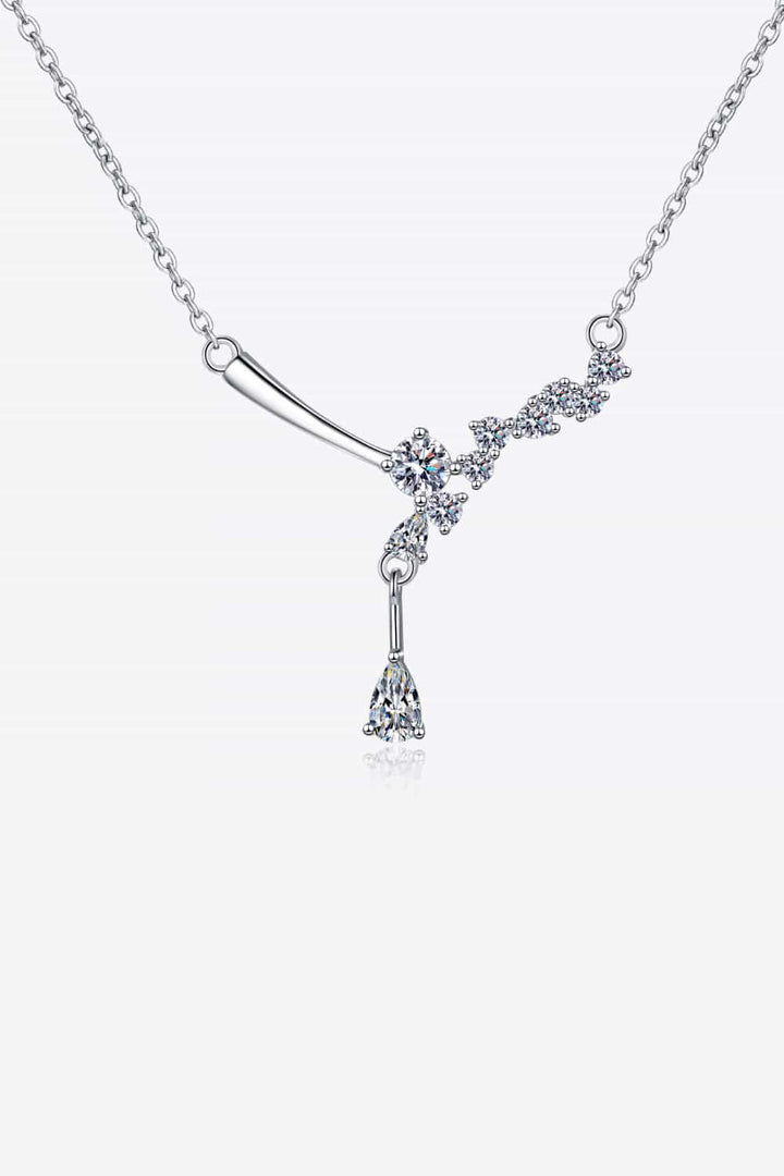 1 Carat Sparkala™ Moissanite Necklace – Rhodium-Plated 925 Sterling Silver