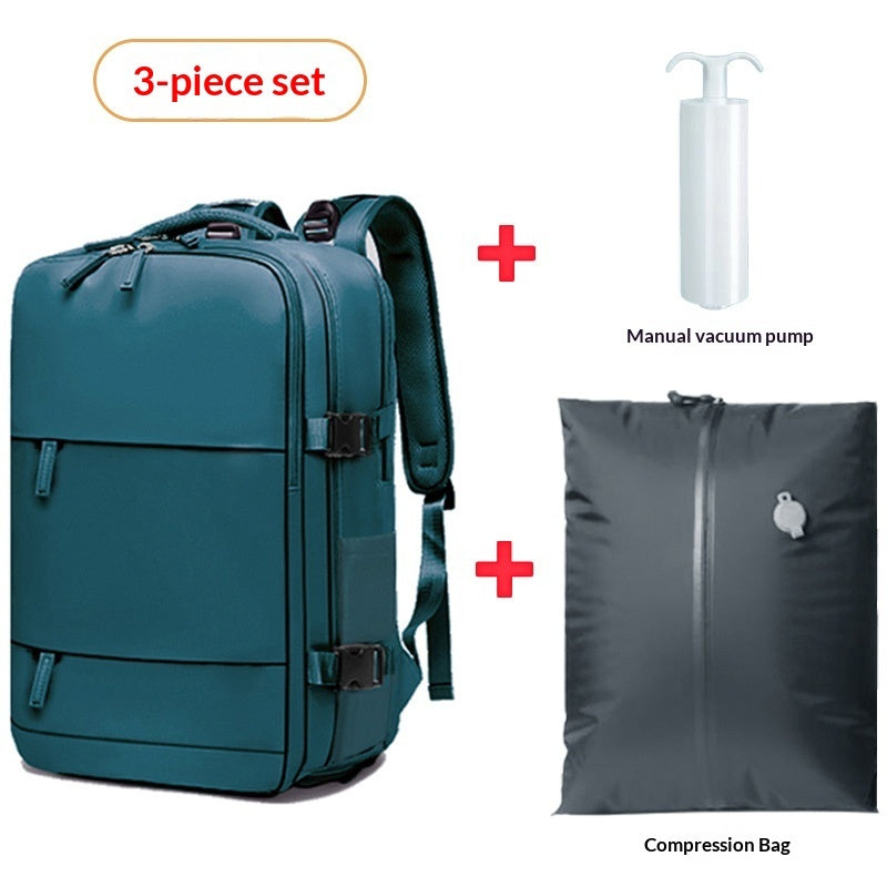 Vacuum-Compression Waterproof Travel Backpack