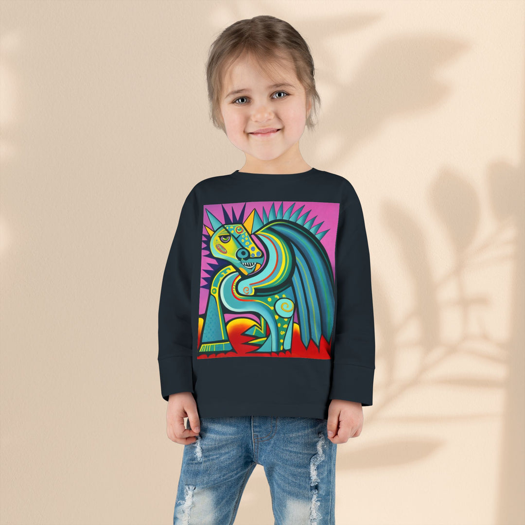 Toddler Long Sleeve Tee - Mod Dragon