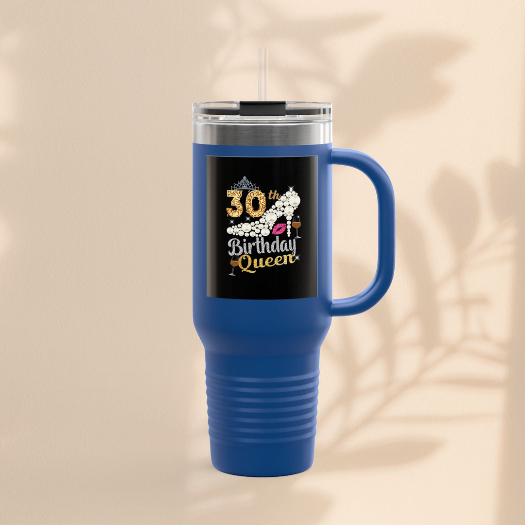 30th Birthday Queen Insulated Travel Mug | 40oz Tumbler for Celebrations, Gifts, and Parties | Stylish Drinkware for Her | Birthday [...]