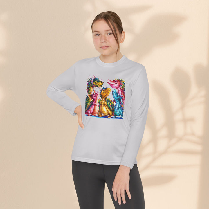 Youth Long Sleeve Competitor Tee - Dragon Joy