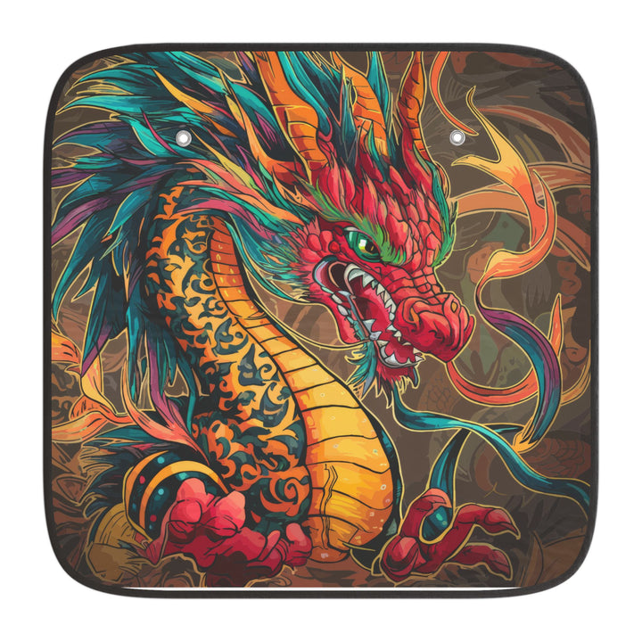 Car Sun Shades - Fire Dragon