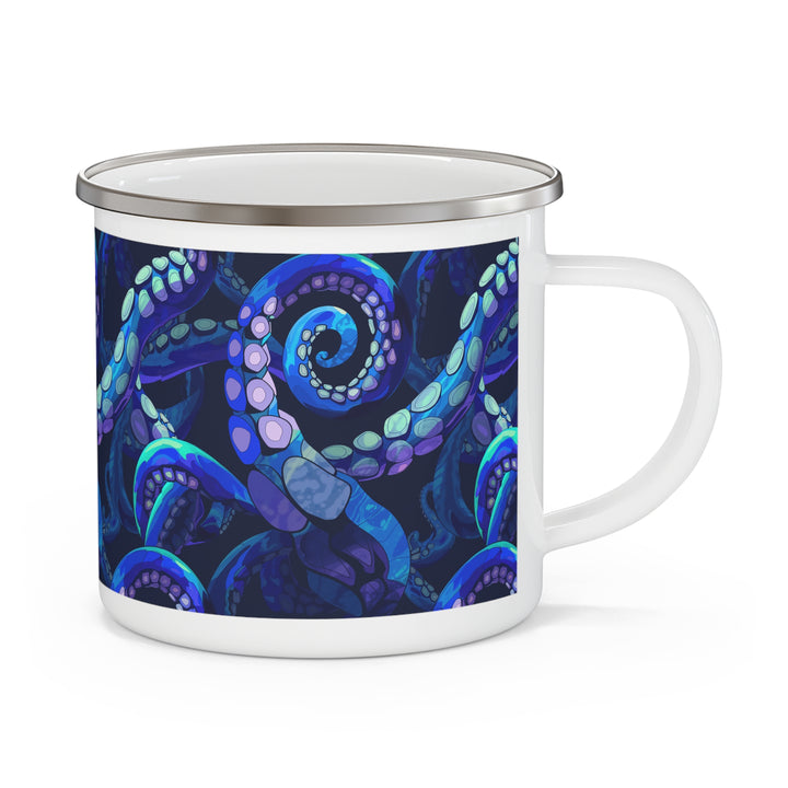 Enamel Camping Mug - Octopus Delight