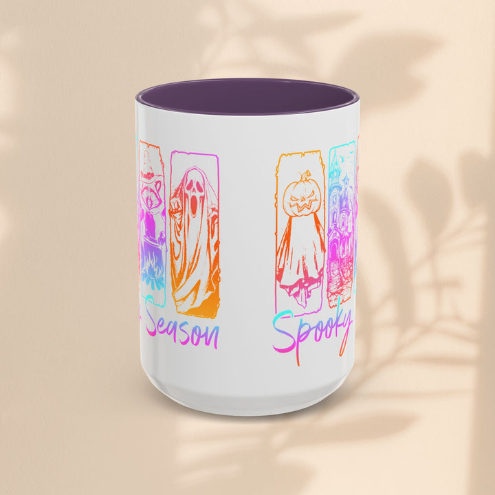 Spooky Season Accent Coffee Mug – Halloween Ceramic Cup (11oz, 15oz)