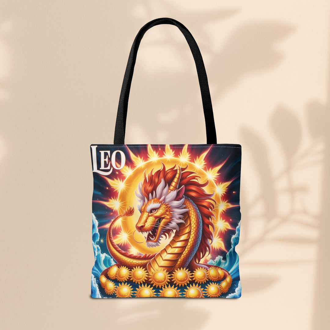 Leo Zodiac Tote Bag, Astrology Bag, Horoscope Tote, Birthday Gift, Festival Bag, Celestial Art Bag