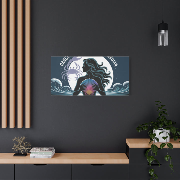Zodiac Cancer Matte Stretched Canvas Wall Art