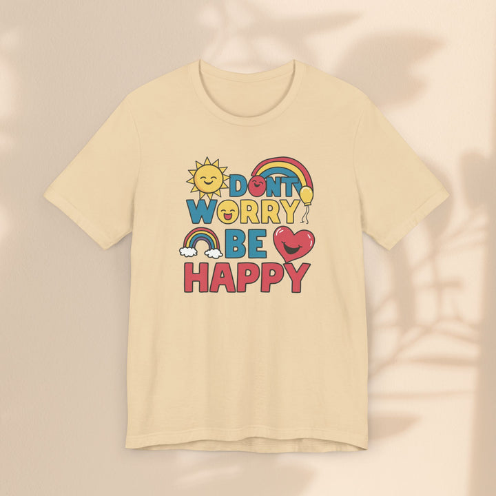 Unisex Jersey Short Sleeve Tee - Don't Worry Be Happy