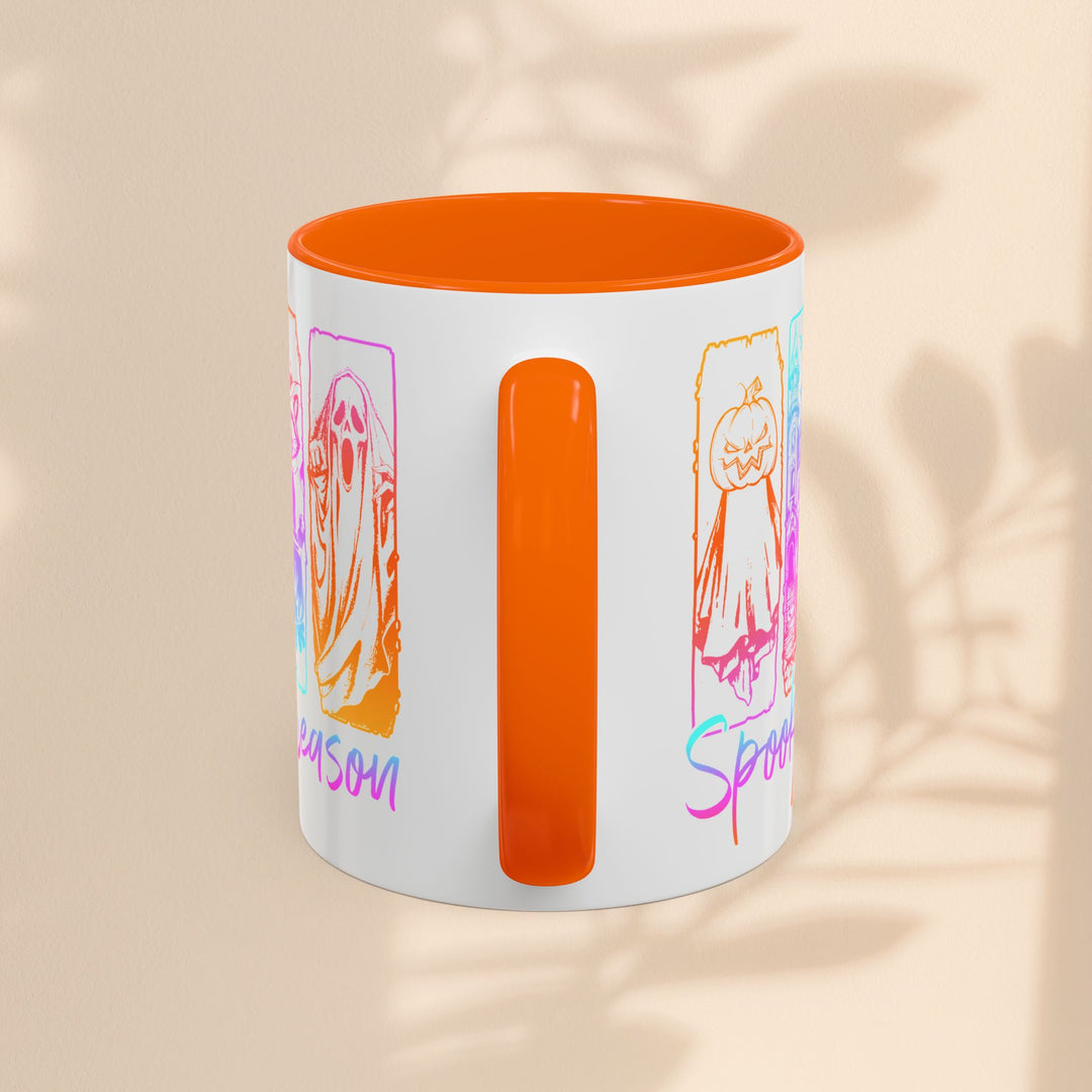 Spooky Season Accent Coffee Mug – Halloween Ceramic Cup (11oz, 15oz)