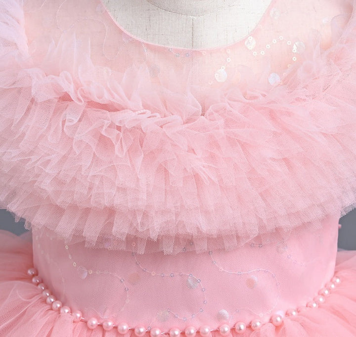 Girls’ Elegant Princess Party Dress – Formal Special-Occasion Gown