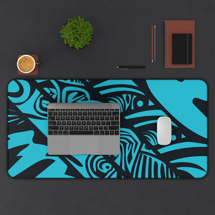 Desk Mat - Tribal Blue