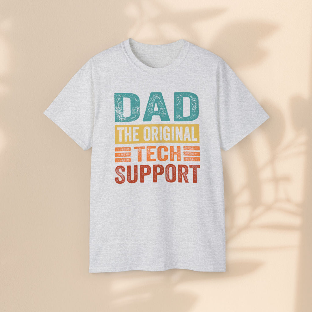 Tech Support Dad Unisex Ultra Cotton Tee - Funny Gift for Father's Day