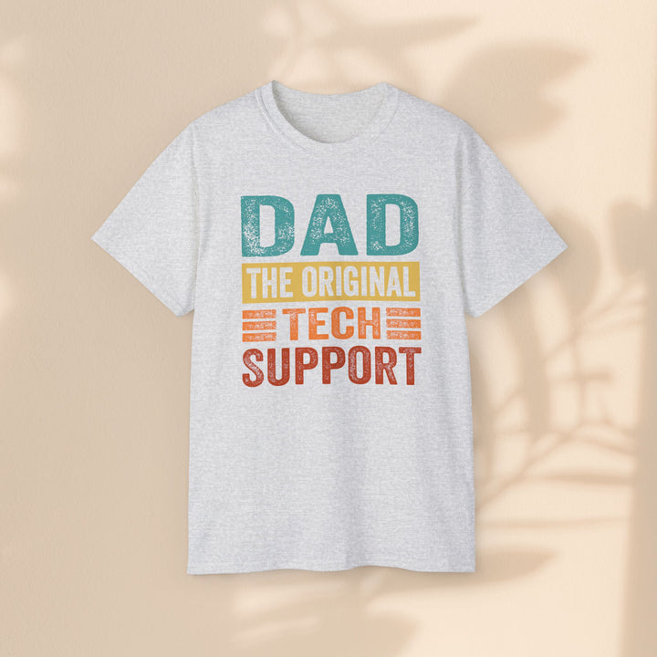 Tech Support Dad Unisex Ultra Cotton Tee - Funny Gift for Father's Day