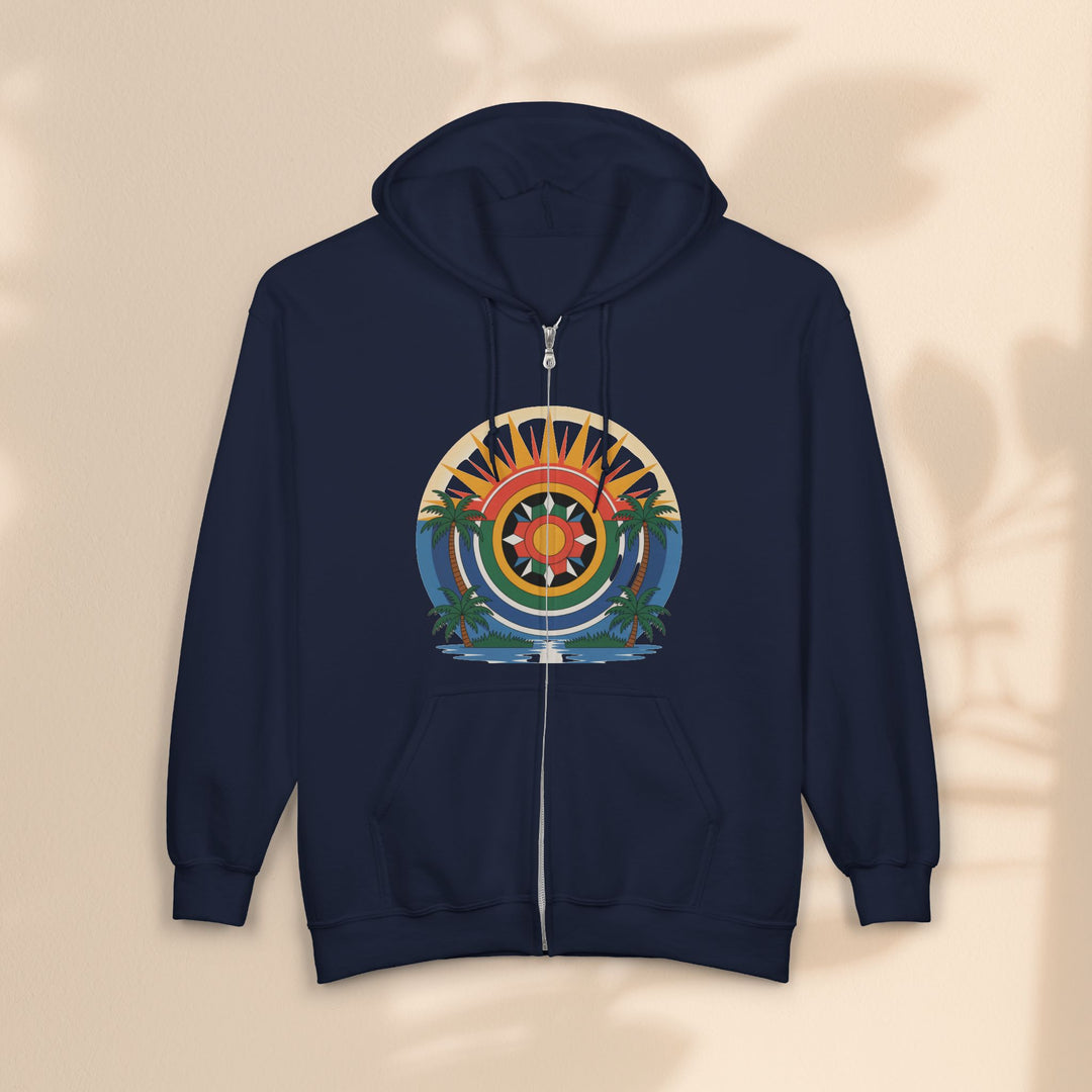 Seminole Design - Unisex Heavy Blend™ Full Zip Hooded Sweatshirt