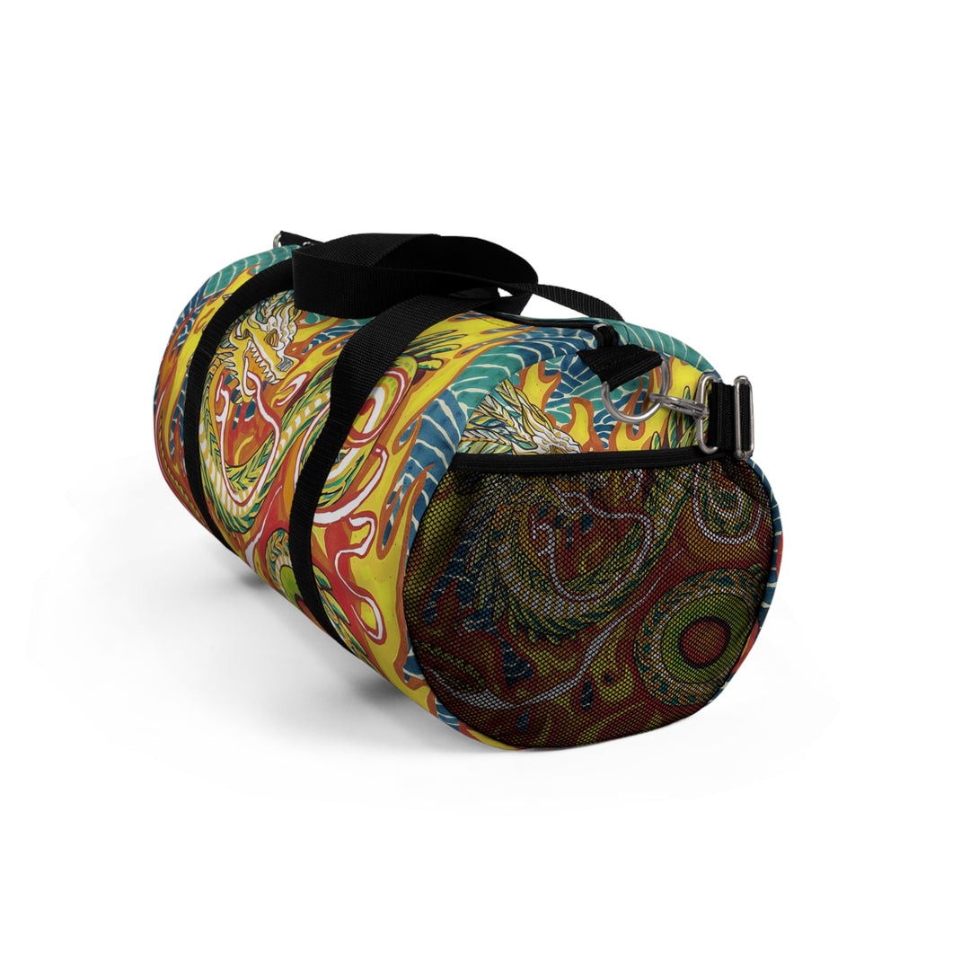 Dragon Swirl Duffel Bag – Fantasy Travel Gym Bag & Unique Weekender Gift