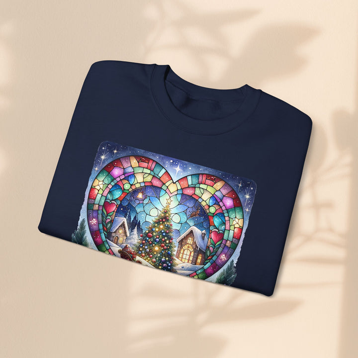 Christmas Tree Heart Sweatshirt