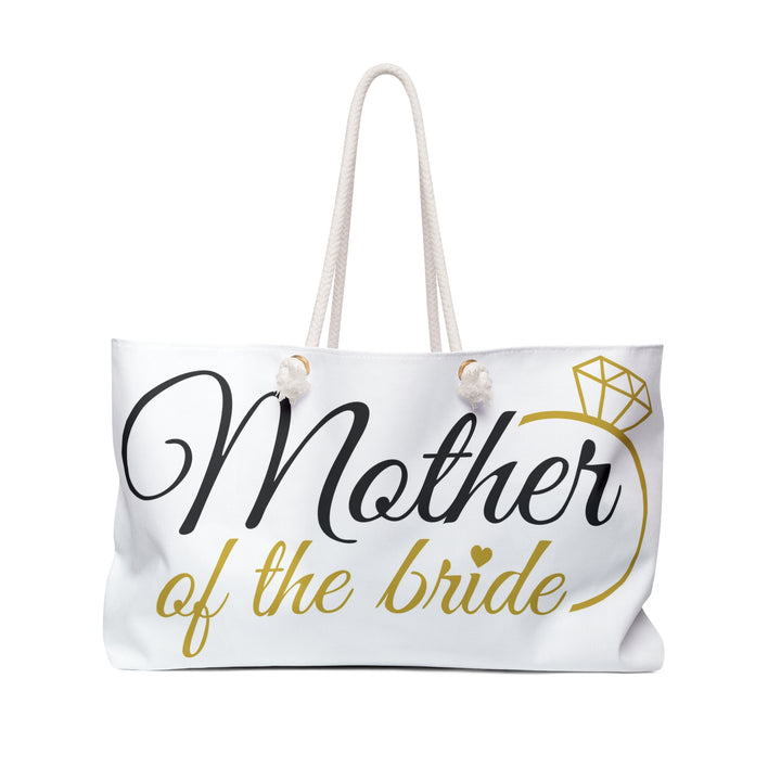 Elegant Mother of the Bride Weekender Bag, Bridal Gift, Wedding Accessory, Travel Tote, Engagement Celebration