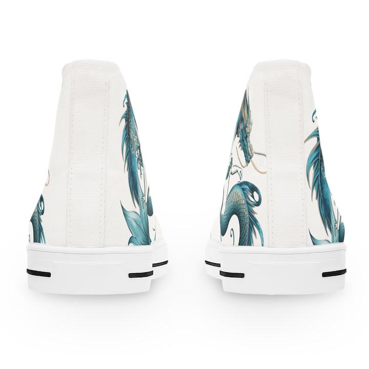 Women's High Top Sneakers - Sea Dragon Dreams