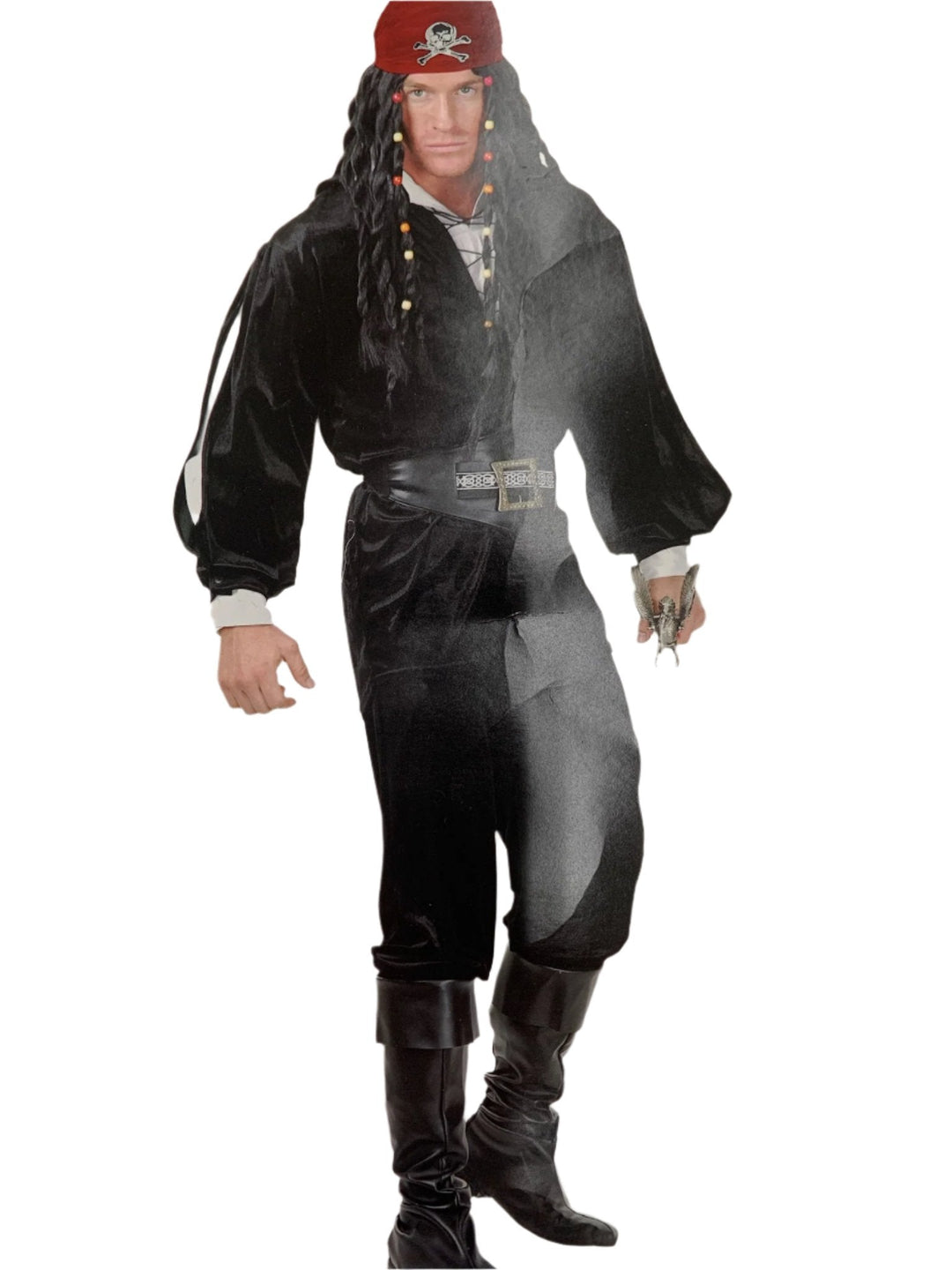 Pirate Buccaneer Shirt & Belt – Classic Swashbuckler Costume Set