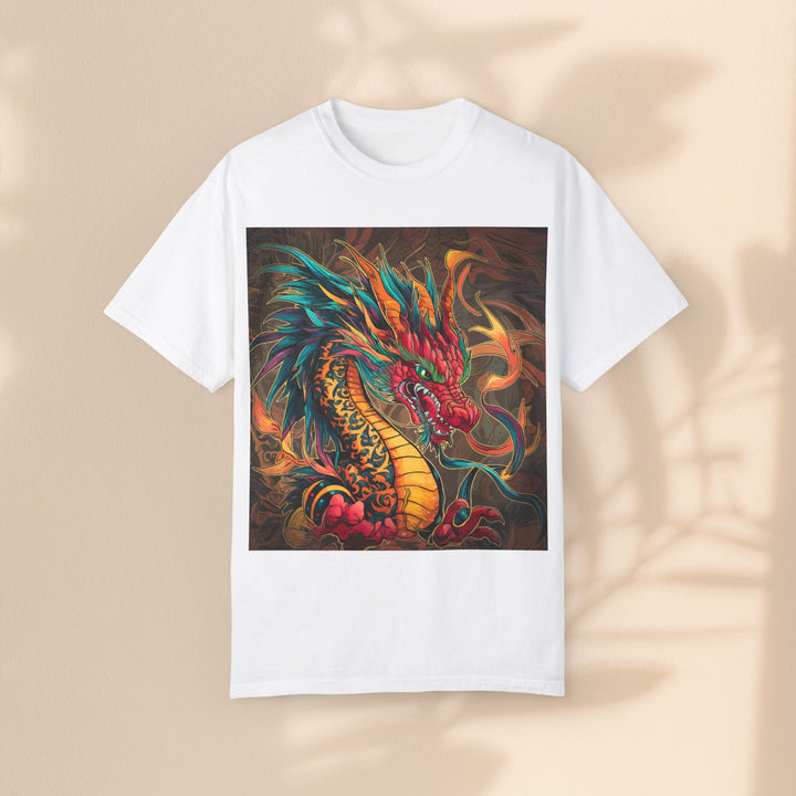 Unisex Garment-Dyed T-shirt - Fire Dragon