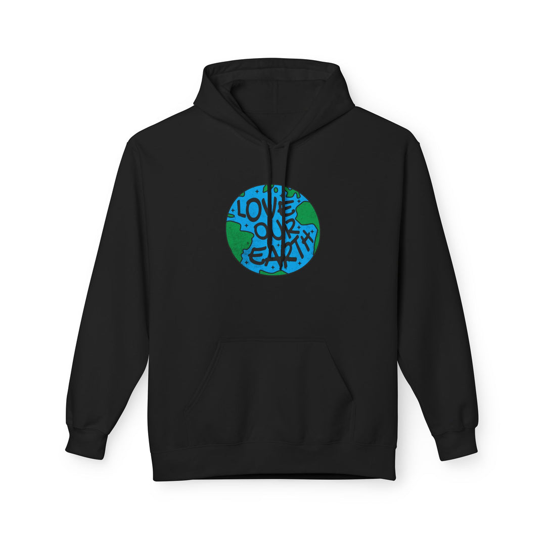 Unisex Midweight Softstyle Fleece Hoodie - Love Our Earth