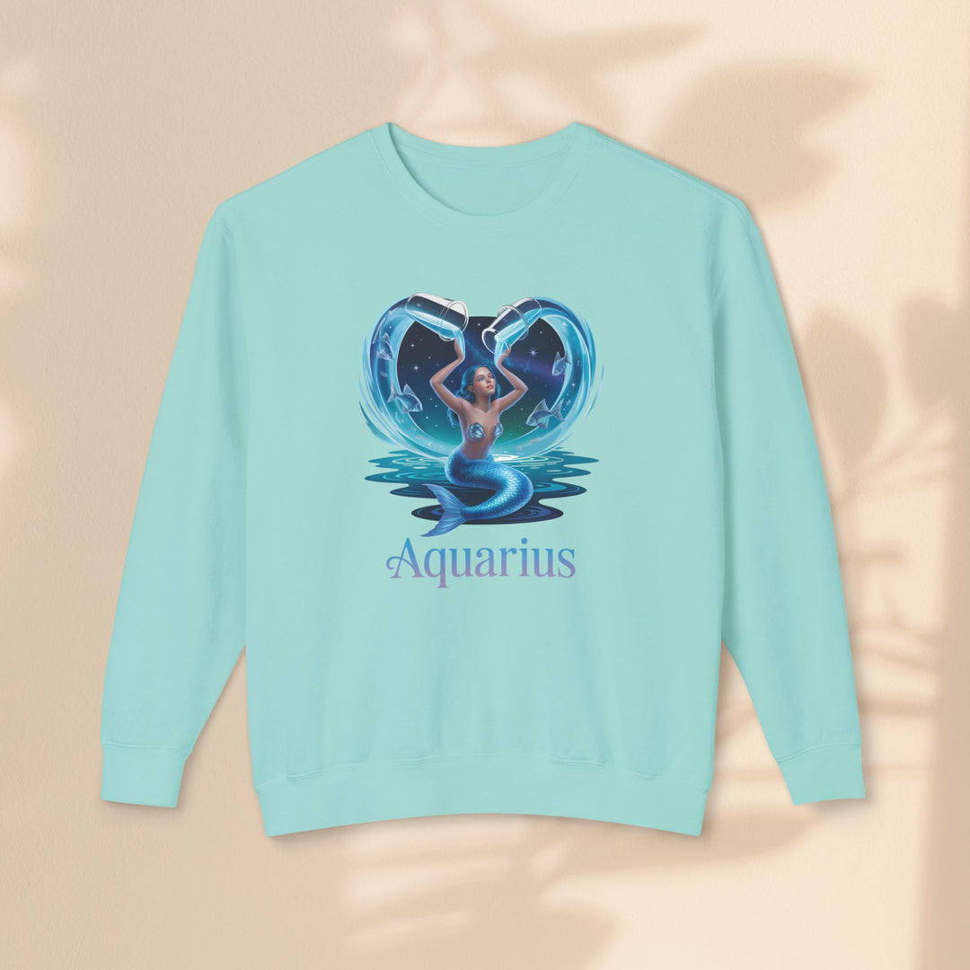 Aquarius Unisex Crewneck Sweatshirt, Zodiac Gifts, Astrology Apparel, Horoscope Sweatshirt, Birthday Gifts
