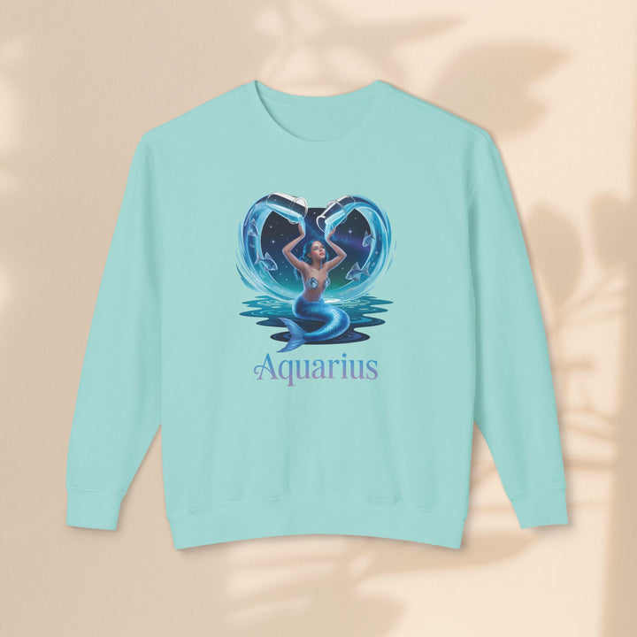 Aquarius Unisex Crewneck Sweatshirt, Zodiac Gifts, Astrology Apparel, Horoscope Sweatshirt, Birthday Gifts