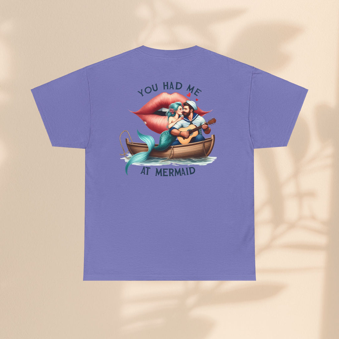 Unisex Heavy Cotton Tee - You Had Me At Mermaid