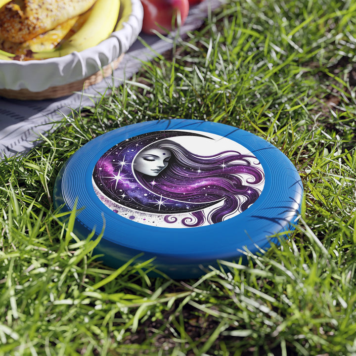 Moon Goddess Cosmic Art Frisbee – Dreamy Galaxy Flying Disc for Outdoor Fun & Gifts